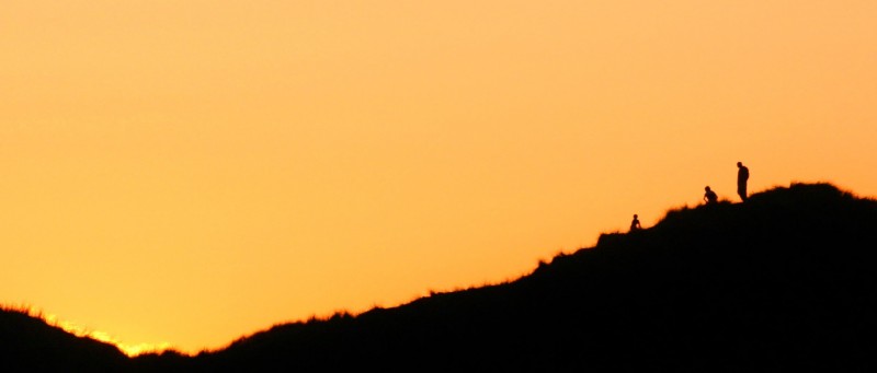 Sunset on the dunes in South Wales - cropped Sunset on the dunes in South Wales - cropped