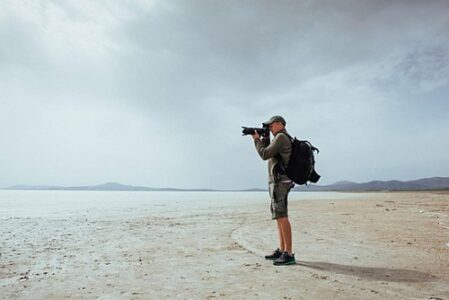 Image of a travel photographer